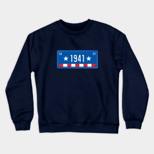 Antique American Hero Plate Crewneck Sweatshirt